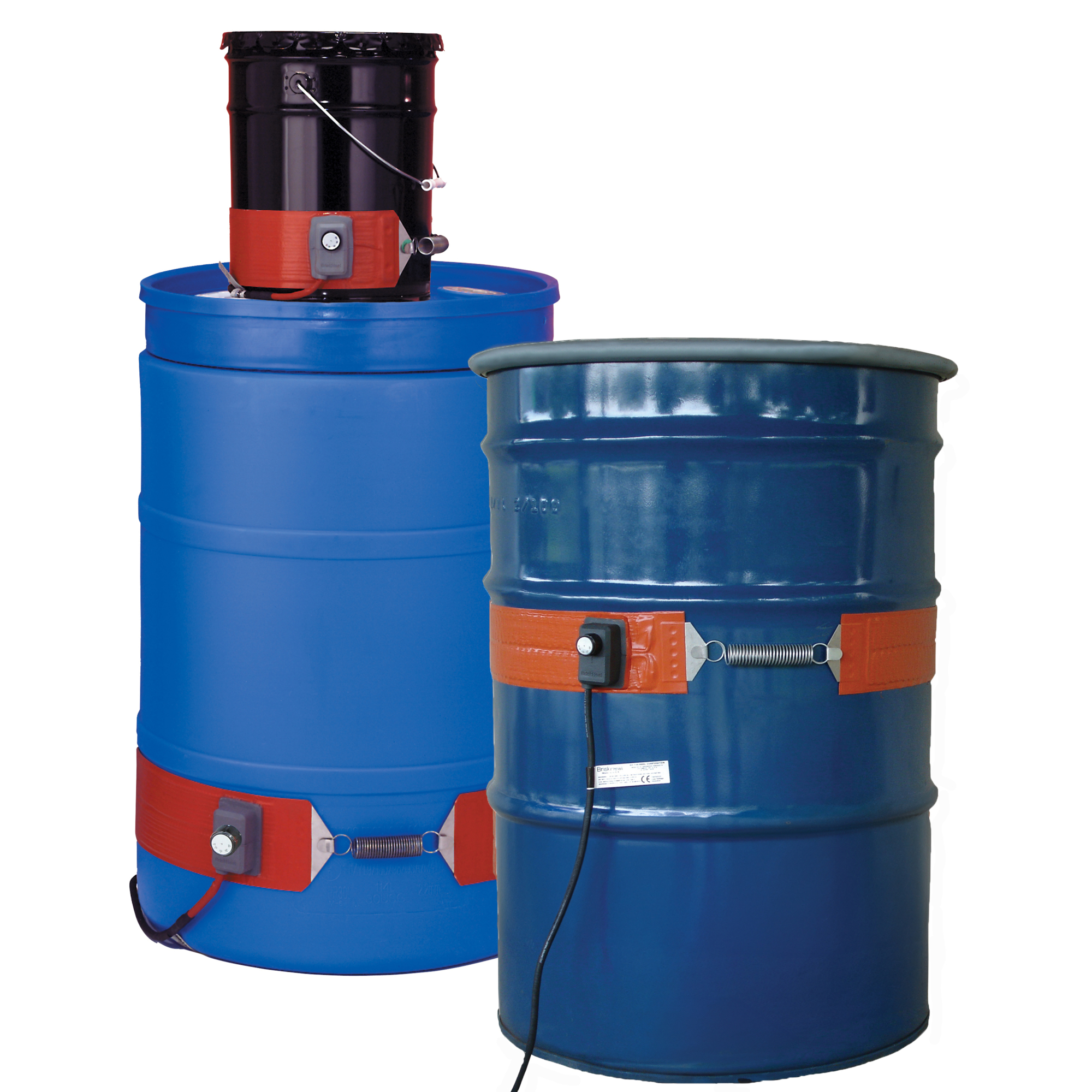 Vestil Steel Drum Heater - For 5-Gallon Pails, 11in. Diameter, Silicone Rubber, Red, Model# DRH-S-5